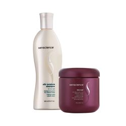 Kit-Shampoo-Silk-Moisture-300ml---Mascara-de-Tratamento-Renewal-Anti-Aging-Moisturizing-500ml